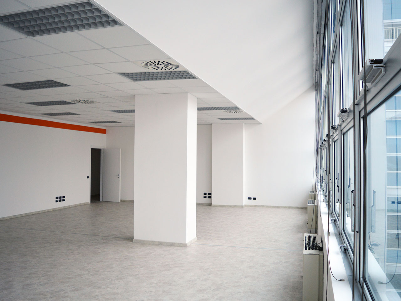 Open space lato ovest - ufficio in affitto 750 mq Milano zona Mecenate